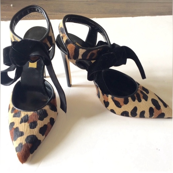 DEE KELLER PIPER PONY LEOPARD PRINT, PUMPS SIZE 6 1/2 (36 EU) Made in ITALY - Picture 4 of 11